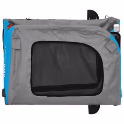 vidaXL Dog Bike Trailer Bicycle Trailer Bike Carriage Oxford Fabric and Iron - blue - Additional view 8