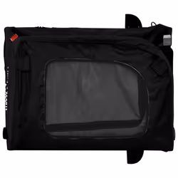 vidaXL Dog Bike Trailer Bicycle Trailer Bike Carriage Oxford Fabric and Iron - black, 63 x 121 x 65 cm - Additional view 8