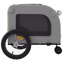 vidaXL Dog Bike Trailer Bicycle Trailer Bike Carriage Oxford Fabric and Iron - green - Additional view 6