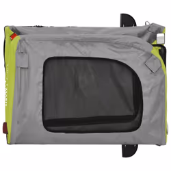 vidaXL Dog Bike Trailer Bicycle Trailer Bike Carriage Oxford Fabric and Iron - green - Additional view 8