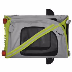 vidaXL Dog Bike Trailer Bicycle Trailer Bike Carriage Oxford Fabric and Iron - green - Additional view 8