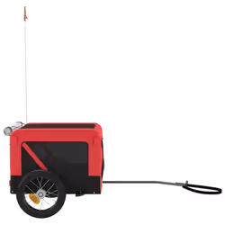 vidaXL Dog Bike Trailer Bicycle Trailer Bike Carriage Oxford Fabric and Iron - red, 54.5 x 120 x 53 cm - Additional view 6