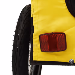 vidaXL Dog Bike Trailer Bicycle Trailer Bike Carriage Oxford Fabric and Iron - yellow, 54.5 x 120 x 53 cm - Additional view 10
