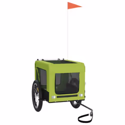 vidaXL Dog Bike Trailer Bicycle Trailer Bike Carriage Oxford Fabric and Iron - 63 x 123 x 66 cm - Additional view 2