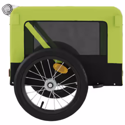 vidaXL Dog Bike Trailer Bicycle Trailer Bike Carriage Oxford Fabric and Iron - 63 x 123 x 66 cm - Additional view 7