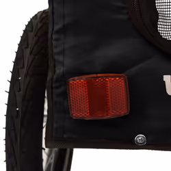 vidaXL Dog Bike Trailer Bicycle Trailer Bike Carriage Oxford Fabric and Iron - black, 68.5 x 135 x 73.5 cm - Additional view 10