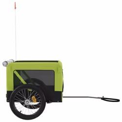 vidaXL Dog Bike Trailer Bicycle Trailer Bike Carriage Oxford Fabric and Iron - 68.5 x 135 x 73.5 cm - Additional view 6