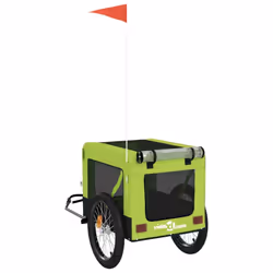 vidaXL Dog Bike Trailer Bicycle Trailer Bike Carriage Oxford Fabric and Iron - 68.5 x 135 x 73.5 cm - Additional view 8