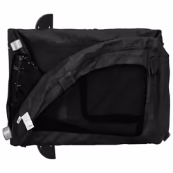 vidaXL Pet Bike Trailer Cargo Trailer Bike Cart Green Oxford Fabric and Iron - black, 68 x 137 x 72 cm - Additional view 8