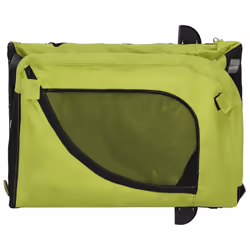 vidaXL Dog Bike Trailer Bicycle Trailer Bike Carriage Oxford Fabric and Iron - green, 124 x 53 x 53 cm - Additional view 6