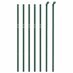 vidaXL Chain Link Fence Mesh Fence Wire Mesh Roll Garden Fence Green 1x10 m