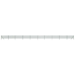 vidaXL Chain Link Fence Outdoor Mesh Fence Patio Wire Mesh Roll Garden Fence - green, 0.8 x 25 m