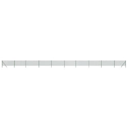 vidaXL Chain Link Fence Outdoor Mesh Fence Patio Wire Mesh Roll Garden Fence - green, 1 x 25 m