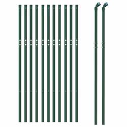 vidaXL Chain Link Fence Outdoor Mesh Fence Patio Wire Mesh Roll Garden Fence - green, 1 x 25 m