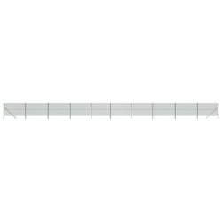 vidaXL Chain Link Fence Outdoor Mesh Fence Patio Wire Mesh Roll Garden Fence - green, 1.6 x 25 m