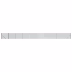 vidaXL Chain Link Fence Patio Outdoor Wire Mesh Fence with Flange Fence Panel - green, 2.2 x 25 m