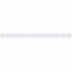 vidaXL Chain Link Fence Outdoor Mesh Fence Patio Wire Mesh Roll Garden Fence - silver, 1.6 x 25 m