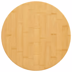 vidaXL Table Top Restaurant Home Tabletop Replacement Dining Table Top Bamboo - 50 x 1.5 cm