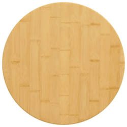 vidaXL Table Top Restaurant Home Tabletop Replacement Dining Table Top Bamboo - 50 x 1.5 cm