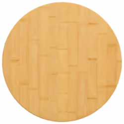 vidaXL Table Top Restaurant Home Tabletop Replacement Dining Table Top Bamboo - 40 x 2.5 cm