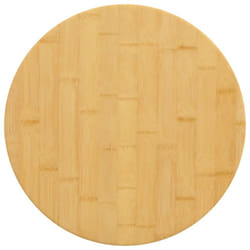vidaXL Table Top Restaurant Home Tabletop Replacement Dining Table Top Bamboo - 40 x 2.5 cm