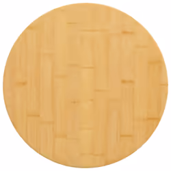vidaXL Table Top Restaurant Home Tabletop Replacement Dining Table Top Bamboo - 50 x 2.5 cm