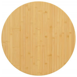vidaXL Table Top Restaurant Home Tabletop Replacement Dining Table Top Bamboo - 60 x 2.5 cm