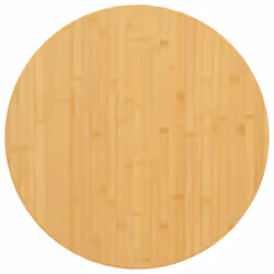 vidaXL Table Top Restaurant Home Tabletop Replacement Dining Table Top Bamboo - 80 x 2.5 cm