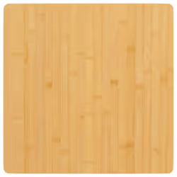 vidaXL Table Top Restaurant Home Tabletop Replacement Dining Table Top Bamboo - 40 x 40 x 1.5 cm