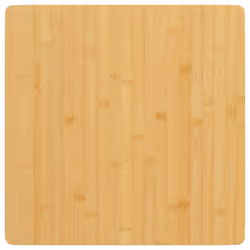 vidaXL Table Top Restaurant Home Tabletop Replacement Dining Table Top Bamboo - 50 x 50 x 1.5 cm