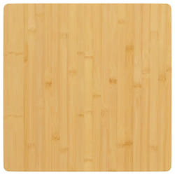 vidaXL Table Top Restaurant Home Tabletop Replacement Dining Table Top Bamboo - 50 x 50 x 1.5 cm