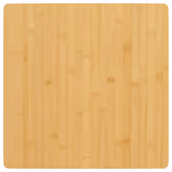 vidaXL Table Top Restaurant Home Tabletop Replacement Dining Table Top Bamboo - 60 x 60 x 1.5 cm