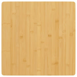 vidaXL Table Top Restaurant Home Tabletop Replacement Dining Table Top Bamboo - 60 x 60 x 1.5 cm