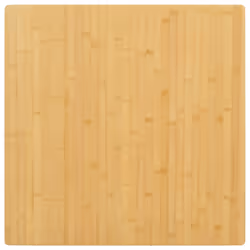 vidaXL Table Top Restaurant Home Tabletop Replacement Dining Table Top Bamboo - 70 x 70 x 1.5 cm