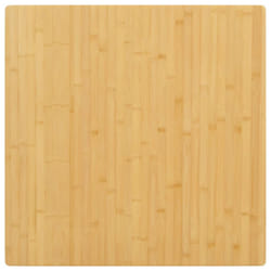 vidaXL Table Top Restaurant Home Tabletop Replacement Dining Table Top Bamboo - 70 x 70 x 1.5 cm