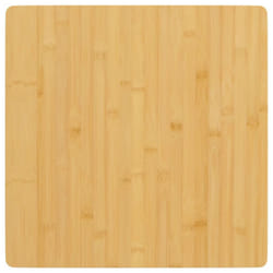 vidaXL Table Top Restaurant Home Tabletop Replacement Dining Table Top Bamboo - 40 x 40 x 2.5 cm