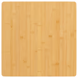 vidaXL Table Top Restaurant Home Tabletop Replacement Dining Table Top Bamboo - 60 x 60 x 2.5 cm