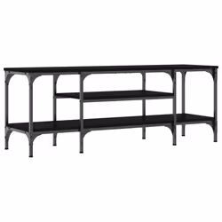 vidaXL TV Cabinet Media Console Sideboard Engineered Wood and Iron - black, 121 x 35 x 45 cm - Additional view 5