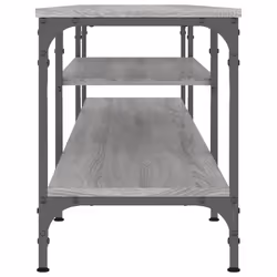 vidaXL TV Cabinet Media Console Sideboard Engineered Wood and Iron - grey sonoma, 201 x 35 x 45 cm - Additional view 4
