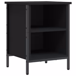vidaXL Shoe Cabinet Shoe Rack Shoe Storage Shelf Holder Stand Engineered Wood - black, 38 x 35 x 50 cm