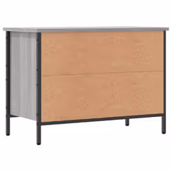 vidaXL Shoe Cabinet Shoe Rack Shoe Storage Shelf Holder Stand Engineered Wood - grey sonoma, 69 x 35 x 50 cm - Additional view 5