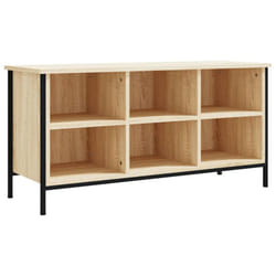 vidaXL Shoe Cabinet Shoe Rack Shoe Storage Shelf Holder Stand Engineered Wood - sonoma oak