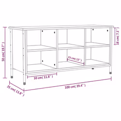 vidaXL Shoe Cabinet Shoe Rack Shoe Storage Shelf Holder Stand Engineered Wood - sonoma oak