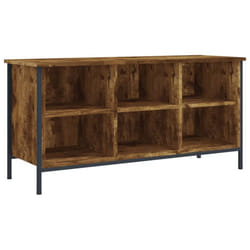 vidaXL Shoe Cabinet Shoe Rack Shoe Storage Shelf Holder Stand Engineered Wood - smoked oak