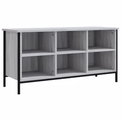 vidaXL Shoe Cabinet Shoe Rack Shoe Storage Shelf Holder Stand Engineered Wood - grey sonoma