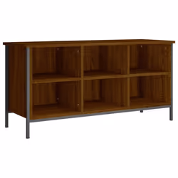 vidaXL Shoe Cabinet Shoe Rack Shoe Storage Shelf Holder Stand Engineered Wood - brown oak