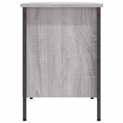 vidaXL Shoe Cabinet Shoe Rack Shoe Storage Shelf Holder Stand Engineered Wood - grey sonoma, 131 x 35 x 50 cm - Additional view 4