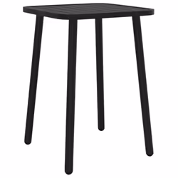 vidaXL Garden Table Outdoor Table Patio Dining Coffee Table Anthracite Steel - 50 x 50 x 71 cm