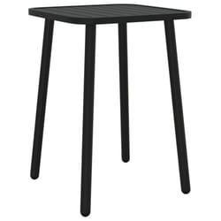 vidaXL Garden Table Outdoor Table Patio Dining Coffee Table Anthracite Steel - 50 x 50 x 71 cm
