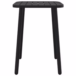 vidaXL Garden Table Outdoor Table Patio Dining Coffee Table Anthracite Steel - 50 x 50 x 71 cm
